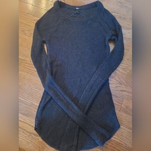 Lululemon Cabin Yogi Sweater - 4 - Heathered Black